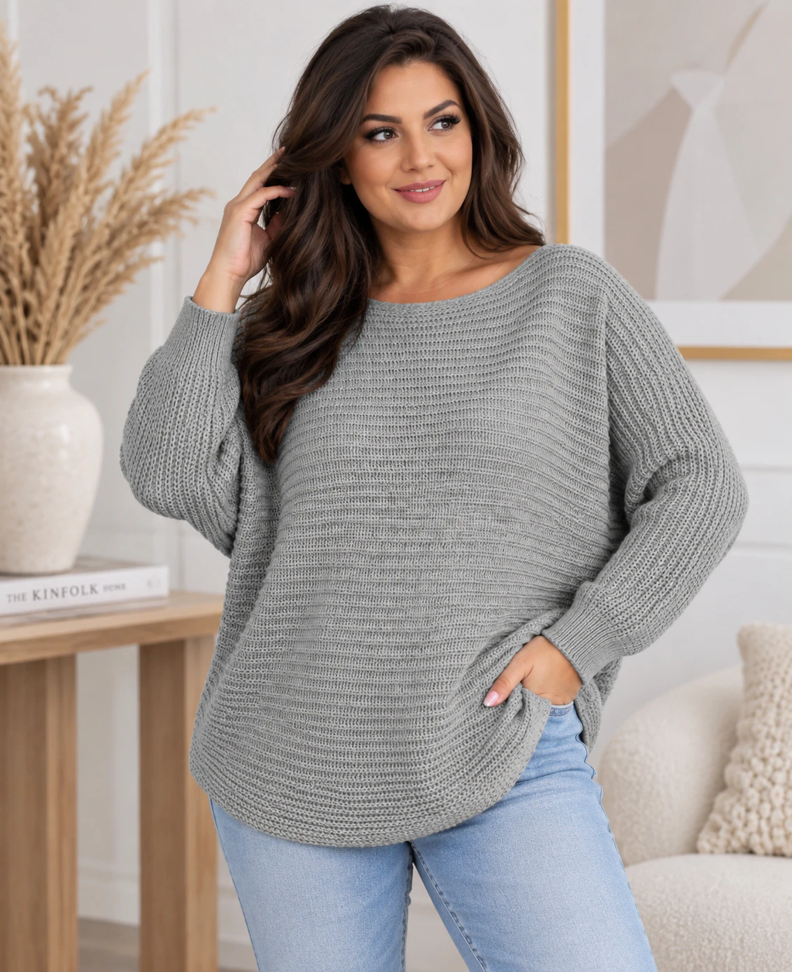 Sweter luźny BASIC 1
